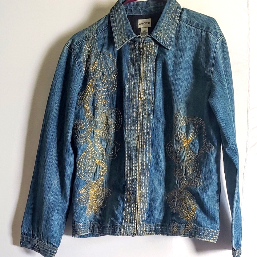 Chico's women's denim jacket